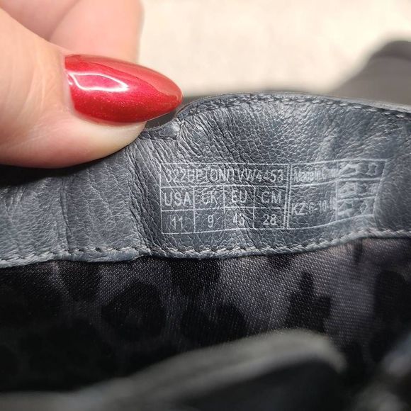 Vionic Upton Black Leather Ankle Boots size 11 - Picture 13 of 13